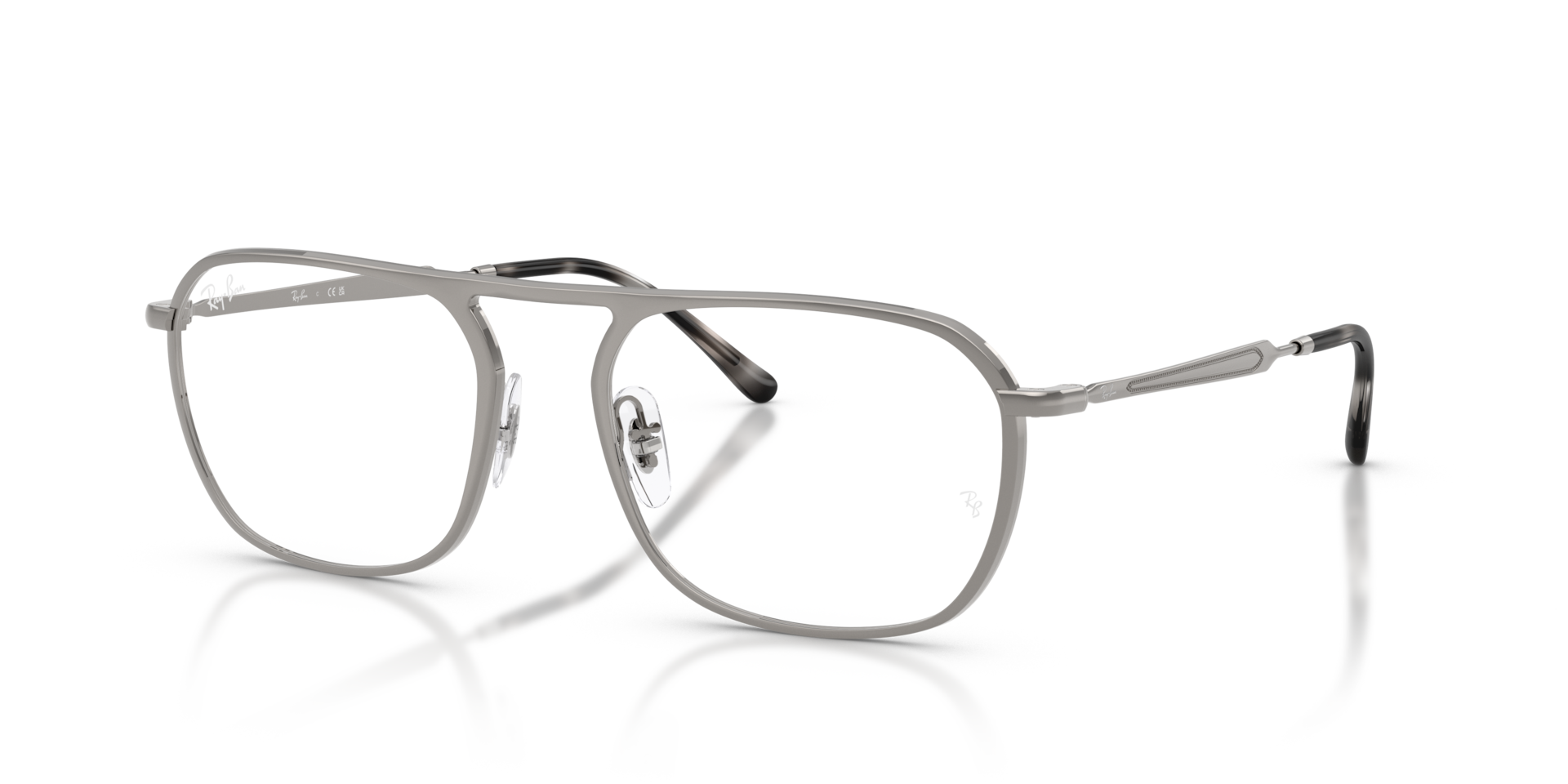 RB6548 OPTICS Eyeglasses with Gunmetal and Clear (53-19) - RB6548