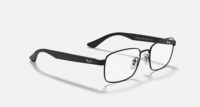 RB6445 OPTICS Eyeglasses with Black and Clear (51-18) - RB6445