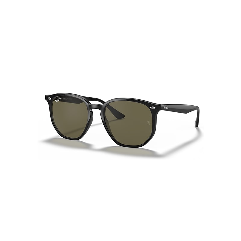 Ray - Ban Unisex G15 Ray - Ban Rb4306 601/9A Sunglasses Injected Black Geometric Polarized - Image 6