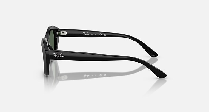 RB9081S KIDS Sunglasses in Black and Dark Green (48-17) - RB9081S