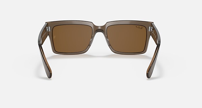 INVERNESS Sunglasses in Havana On Transparent Brown and  display picture 2