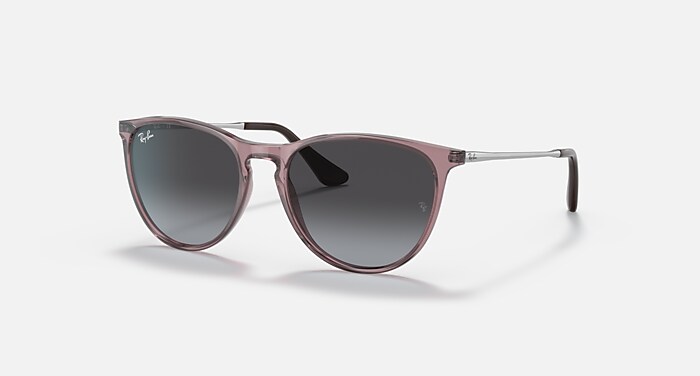 ERIKA KIDS Sunglasses in Transparent Violet and Grey Gradient (50