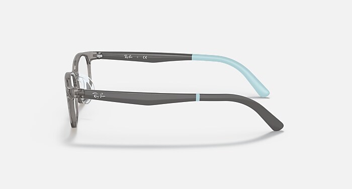 RB1613D OPTICS KIDS Polarized Eyeglasses with Transparent Grey and