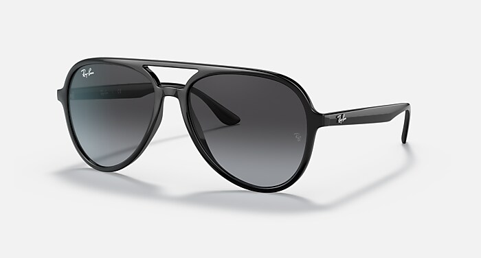 RB4376 Sunglasses in Black and Grey Gradient (57-16) - RB4376