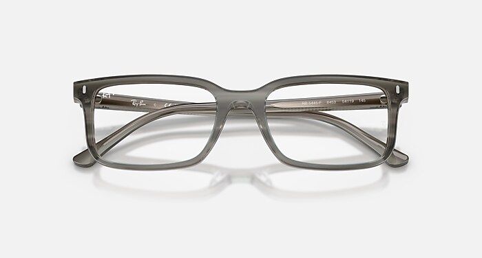 RB5445 OPTICS Eyeglasses with Striped Grey and Clear (54-19