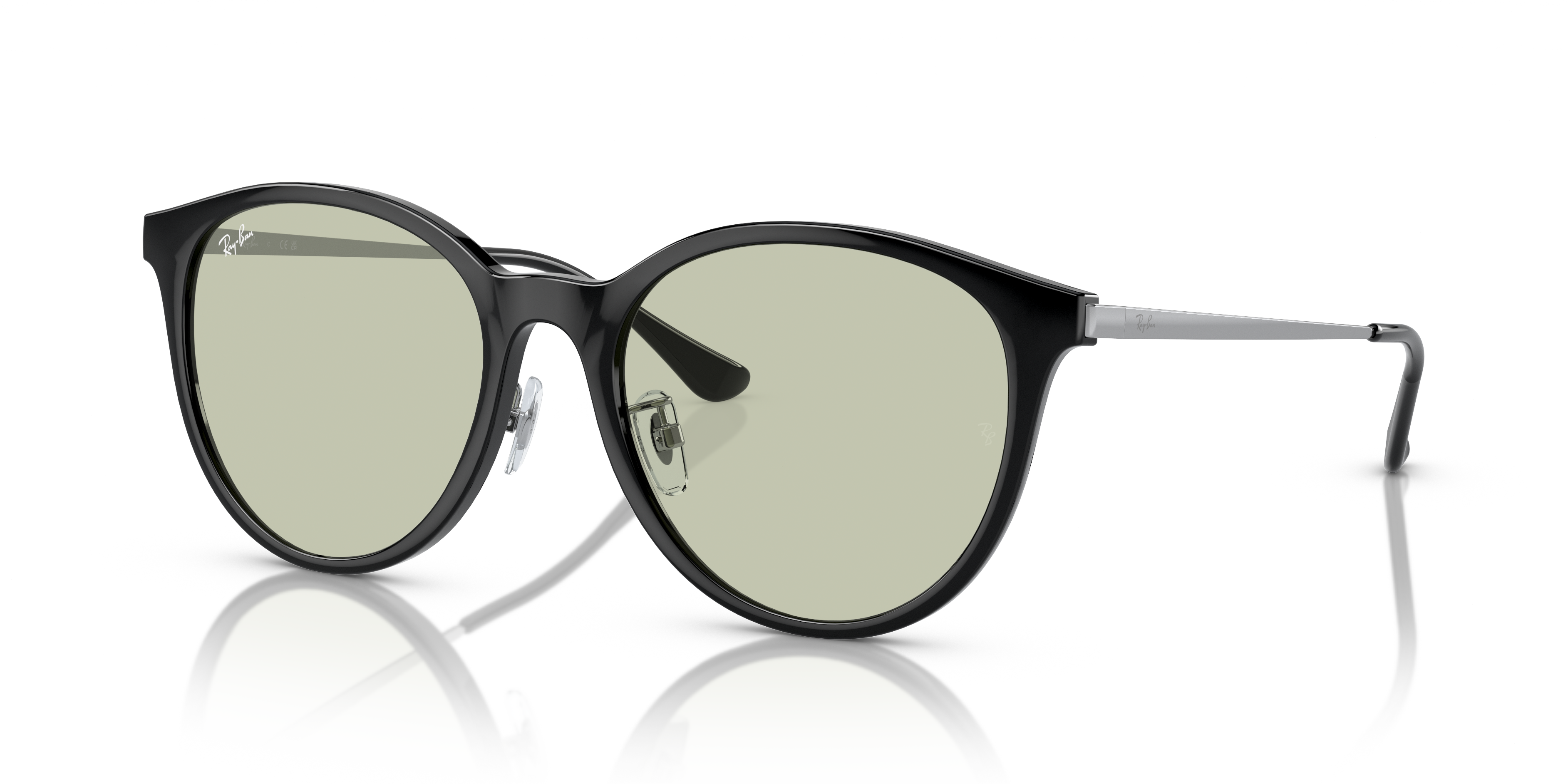 小物 Ray-Ban RB4334D RB4334D Sunglasses in Black and Green - RB4334D | Ray-Ban® US