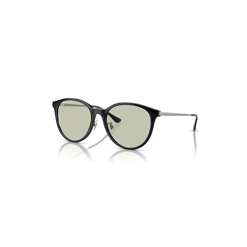 Ray-Ban Rb4334d Sunglasses Black Frame Green Lenses 55-19