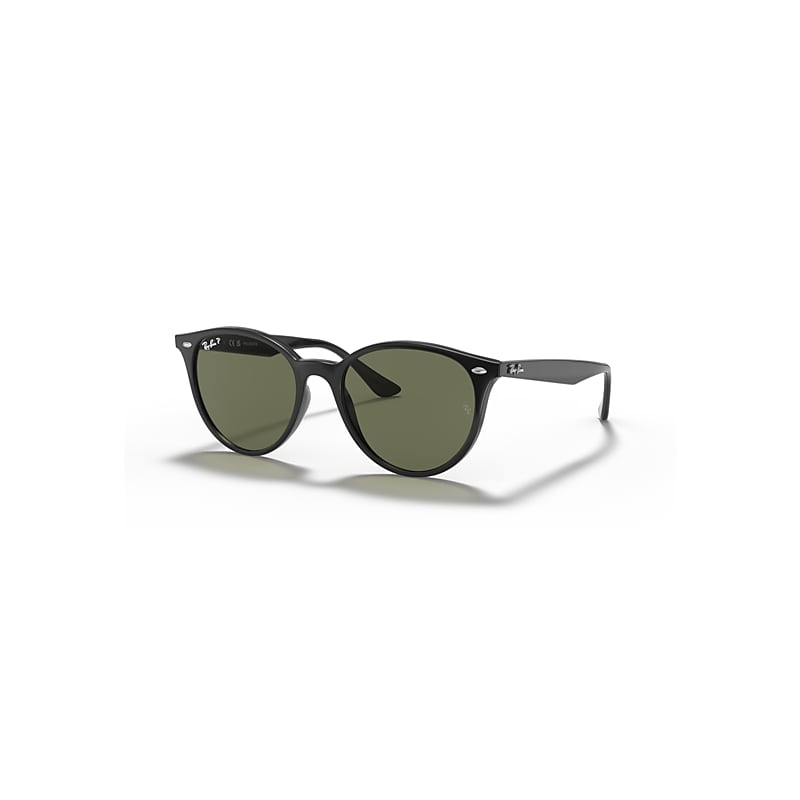 Ray-Ban Sunglasses   - Black Frame Green Lenses Polarized 53-19, RB4305