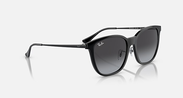 Black 搭Grey 的RB4333D 太陽眼鏡- RB4333D | Ray-Ban® 雷朋