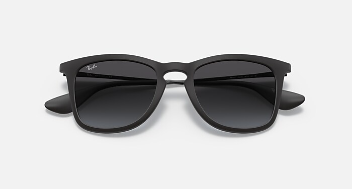 RB4221 Sunglasses in Rubber Black and Grey Gradient (50-19