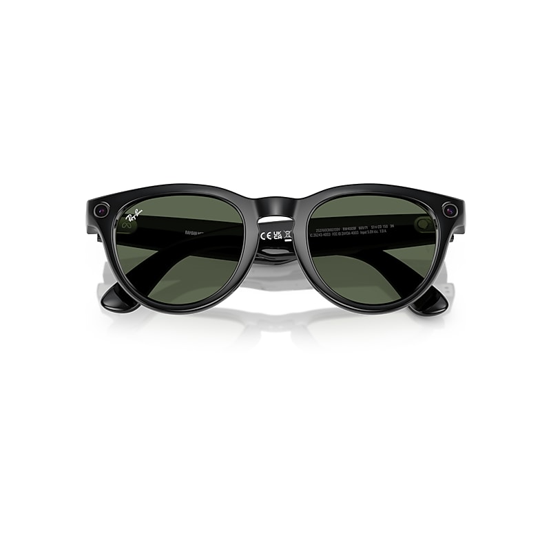RAY-BAN META LOW BRIDGE FIT HEADLINER - GEN 1 AI Glasses in Black