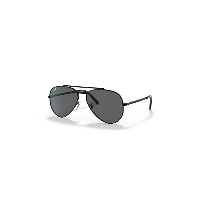 Ray-Ban Sunglasses  New Aviator - Black Frame Grey Lenses 62-14, RB3625