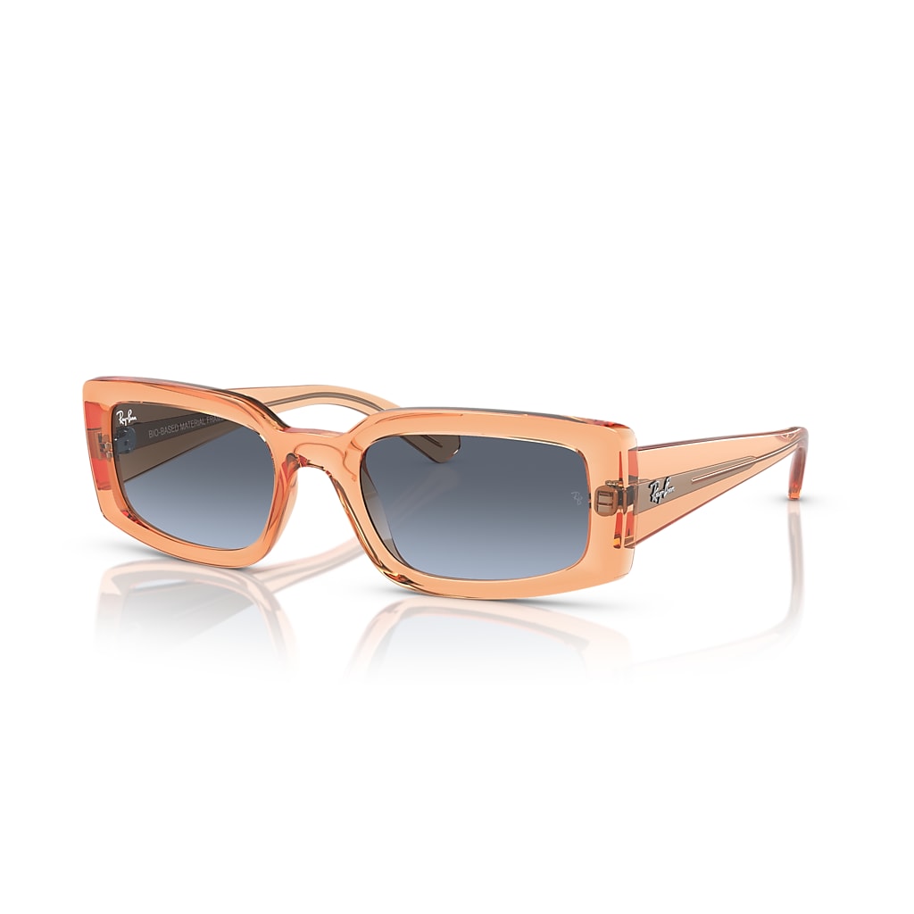 KILIANE BIO-BASED Zonnebrillen in Transparant oranje en Blauw