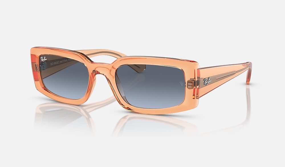 KILIANE BIO-BASED Sunglasses in Transparent Orange and Blue/Grey
