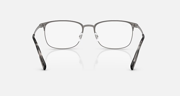 RB6494 OPTICS Eyeglasses with Matte Black On Matte Gunmetal Frame