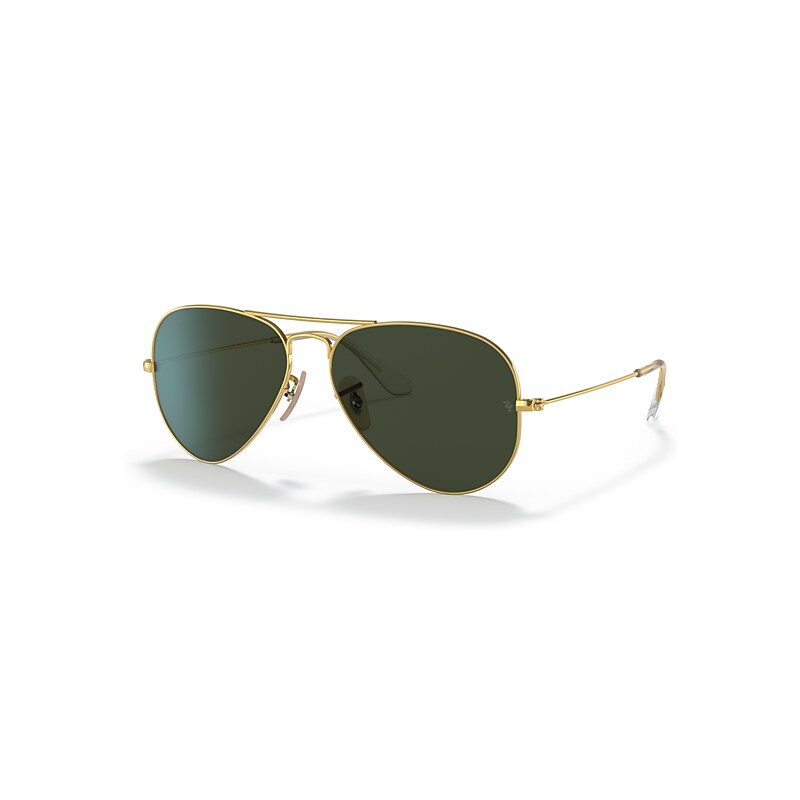 Ray-Ban Aviator Large Metal RB3025, Arista Gold Sunglasses G-15 Green lenses, Mojo Glasses - Image 5