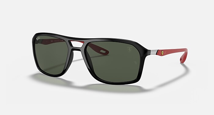 RB4329M SCUDERIA FERRARI COLLECTION Sunglasses in Black and Green