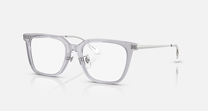 【T】Ray-Ban レイバン　RB5442D　サングラス　メガネ　ケース付 RB5442D OPTICS Eyeglasses with Light Grey and Clear (52-18