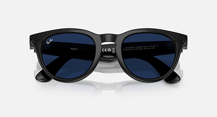 RAY-BAN META LOW BRIDGE FIT HEADLINER - GEN 1 AI Glasses in Black
