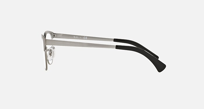 RB6317 Polarized Eyeglasses with Gunmetal and Clear (49-20