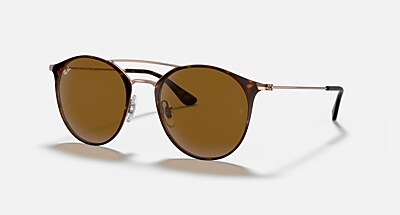 RB3546 Sunglasses in Black On Gold and Grey Gradient (52-20