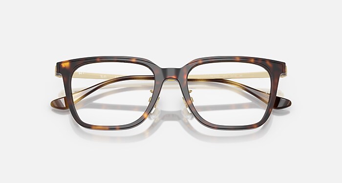 RB5442D OPTICS Eyeglasses with Havana and Clear (52-18) - RB5442D