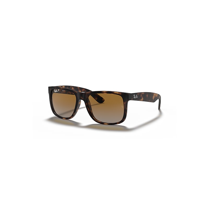 Ray-Ban Unisex Brown Sunglasses Rb4165 Justin 865/T5 Havana Rubber Polar Gradient - Image 12