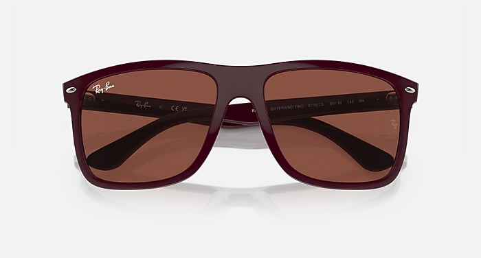BOYFRIEND TWO Sunglasses in Bordeaux and Red - RB4547 | Ray-Ban® US
