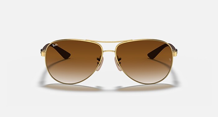CARBON FIBRE Sunglasses in Arista Gold and Light Brown Gradient