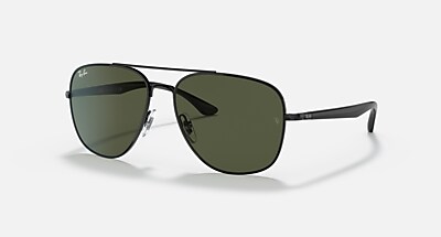 RB3683 Sunglasses in Black On Gold and Blue (56-15) - RB3683 | Ray