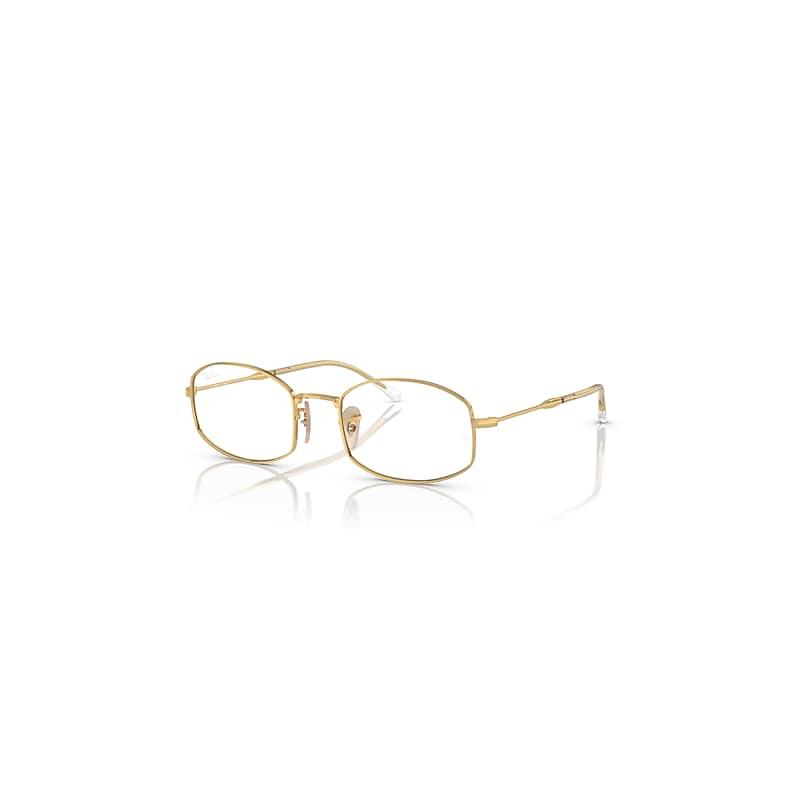 Ray-Ban Eyeglasses  Rb6510 Optics - Arista Gold Frame Clear Lenses Polarized 50-20, RX6510