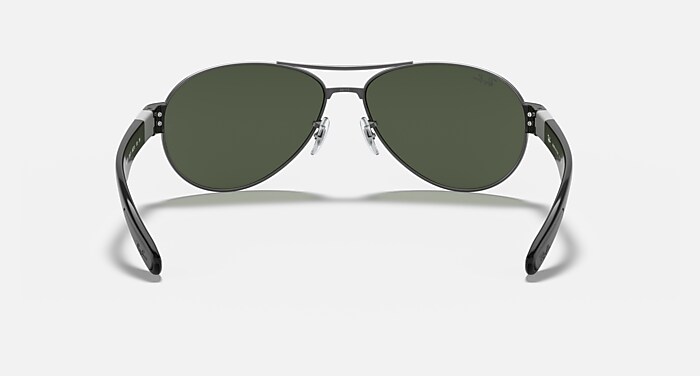 RB3509 Sunglasses in Gunmetal and Green (63-15) - RB3509 | Ray-Ban
