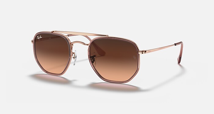 MARSHAL II Sunglasses in Copper and Pink/Brown Gradient - RB3648M