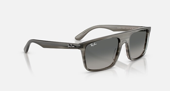 レイバン公式ストア】 Ray-Ban® RB2222 サングラス | ストライプグレー 