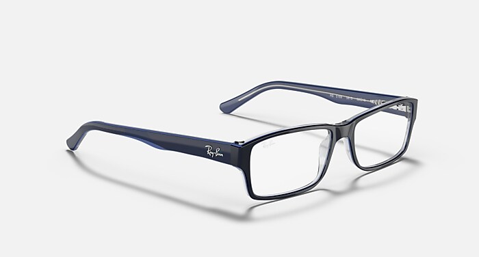 RB5169 OPTICS Polarized Eyeglasses with Blue and Clear (52-16