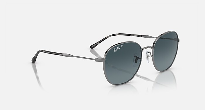 RB3809 Polarized Sunglasses in Gunmetal and Blue Polarized (55-20