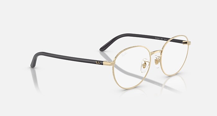 RB6538D OPTICS メガネ ペールゴールド と クリア (53-18) - RB6538D