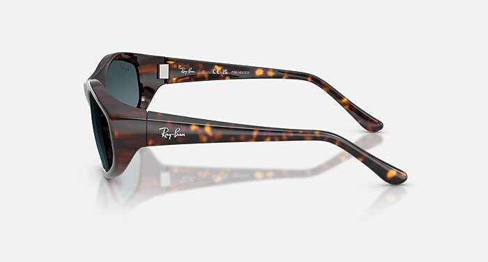 RB2228 Polarized Sunglasses in Havana and Polarized Light Blue