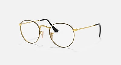 レイバン公式ストア】 Ray-Ban® ROUND METAL OPTICS メガネ | ローズ 