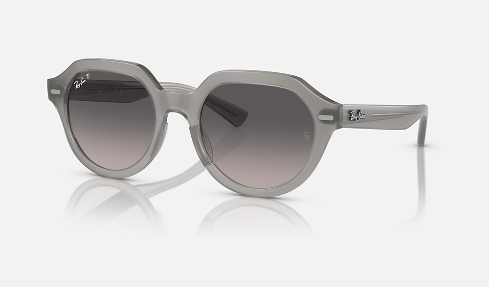 GINA Sunglasses in Opal Grey and Grey Polarized - RB4399F | Ray