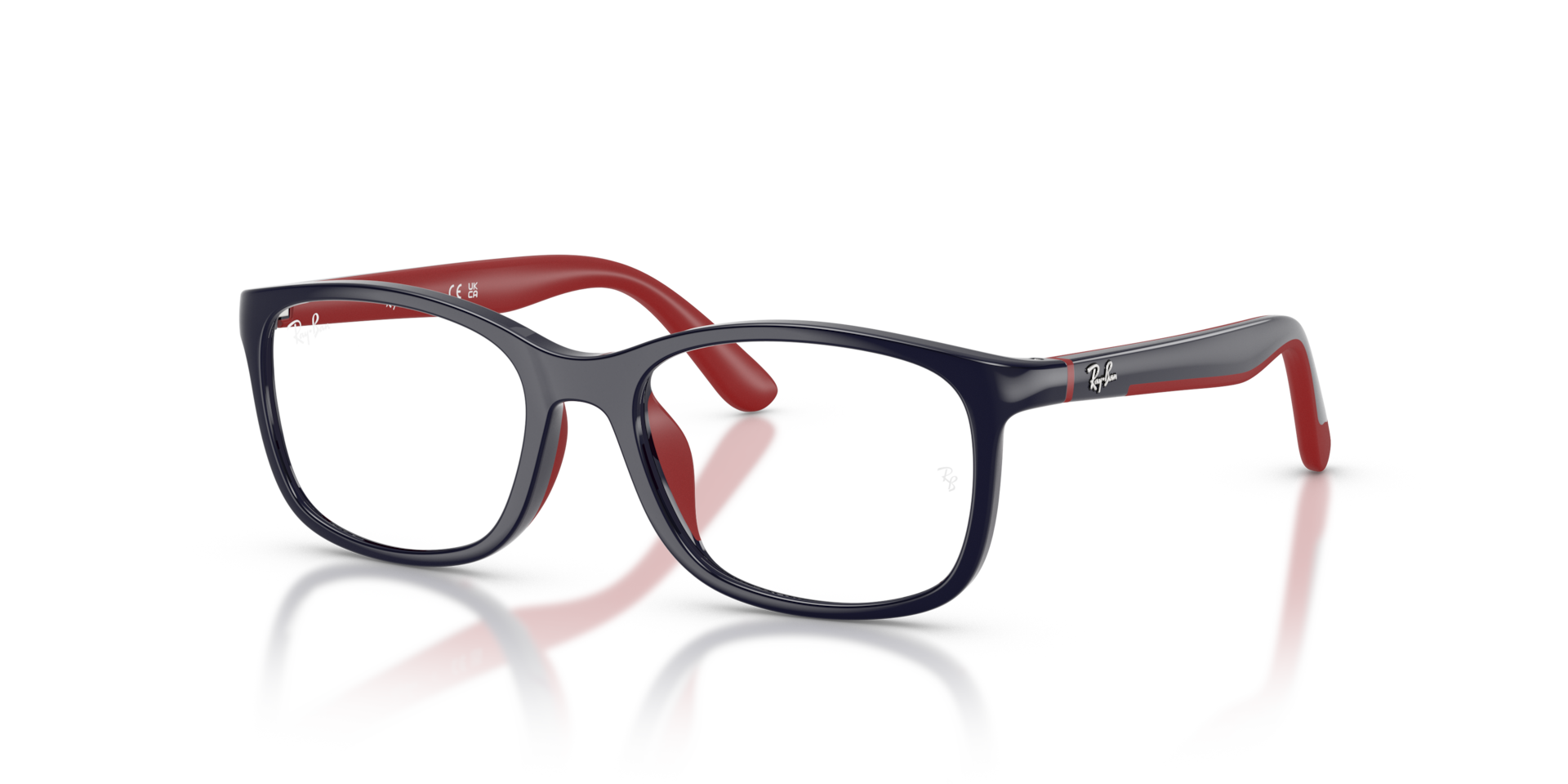 Ray-Ban Rb1644 Optics Kids Bio-based - Monture Bleu Sur Caoutchouc Rouge Verres Incolore 46-16 polariss 76 €