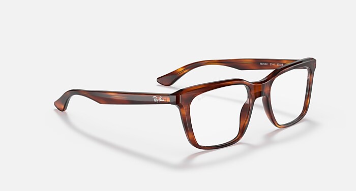 RB5391 OPTICS Eyeglasses with Striped Havana Frame - RB5391 