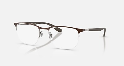 RB6513 OPTICS Eyeglasses with Gunmetal and Clear (53-20) - RB6513
