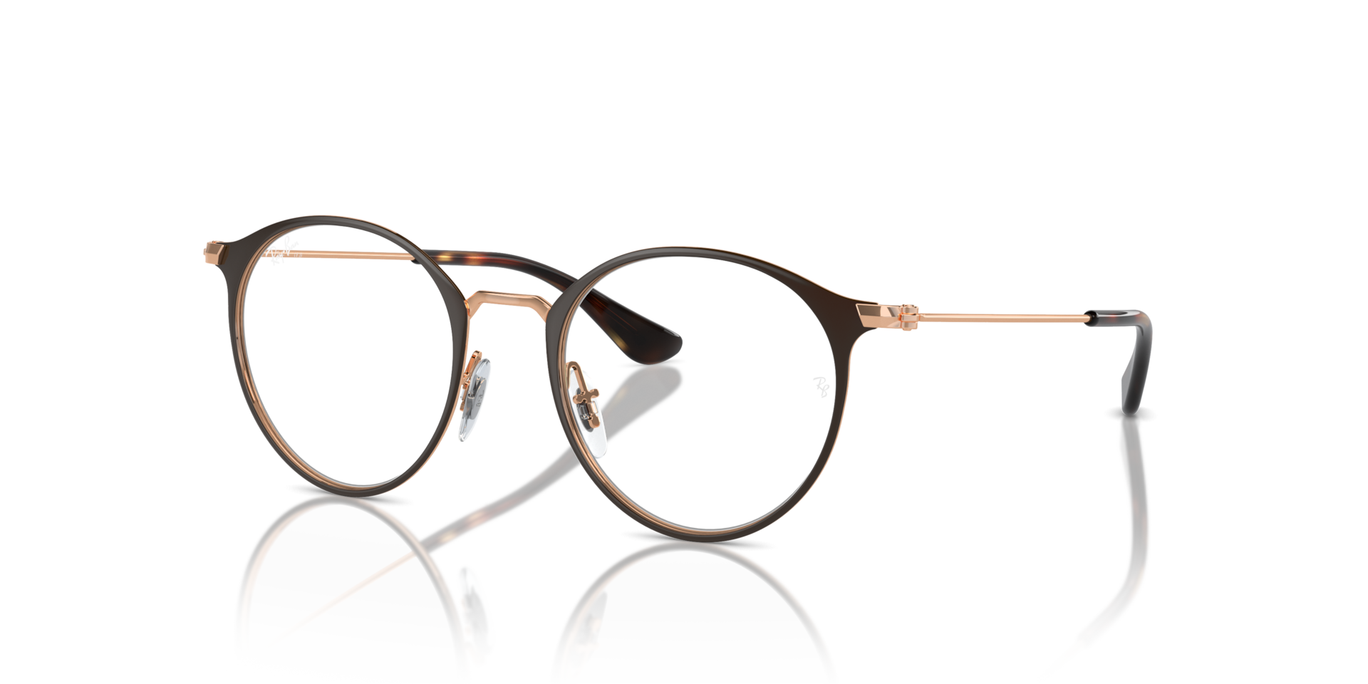 Ray-Ban Rb1053 Optics Kids - Monture Marron Sur Or Rose Verres Incolore 45-18 polariss 117 €