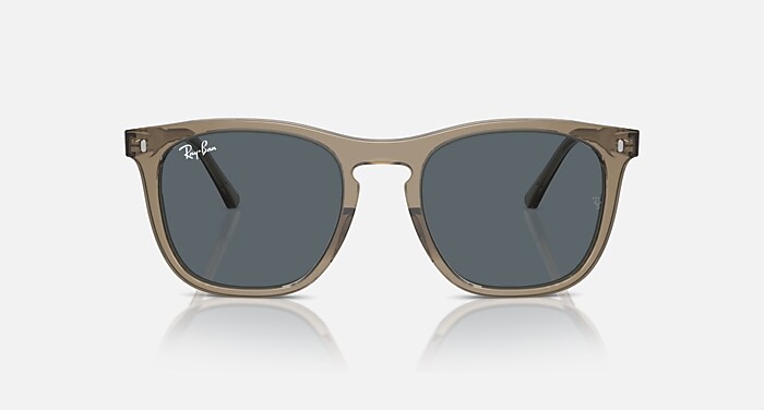 RB2210 Sunglasses in Transparent Brown and Blue (53-21) - RB2210