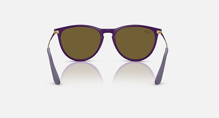 ERIKA KIDS Sunglasses in Rubber Violet and Dark Brown (50-15