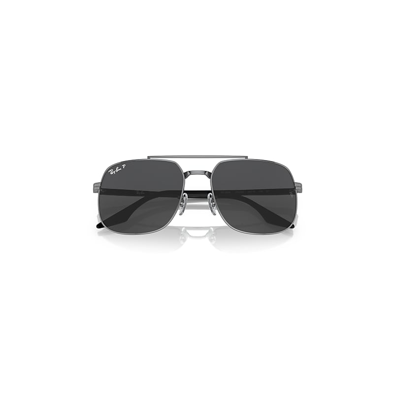 Ray-Ban Rb3699 Polarized+ Lenses Sunglasses Black Frame Grey Lenses Polarized 56-18