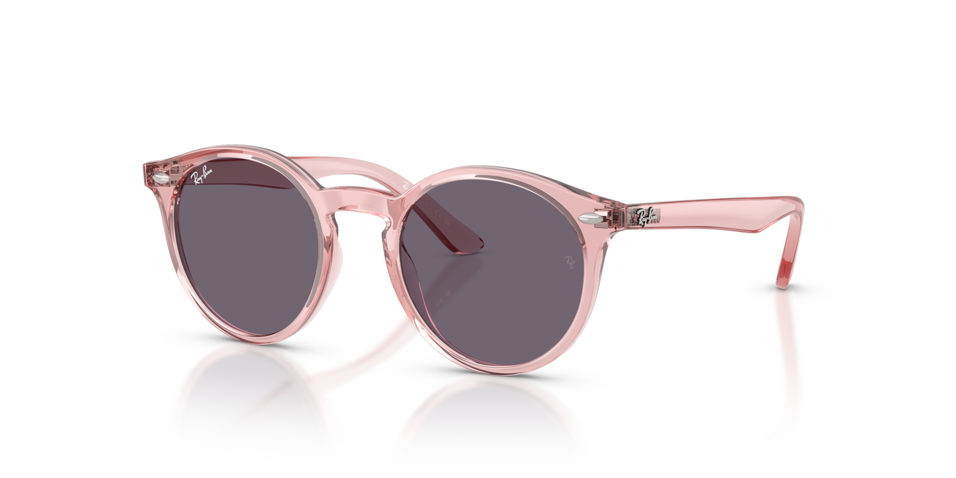 RB9064S KIDS Sunglasses in Transparent Pink and Violet (46-19