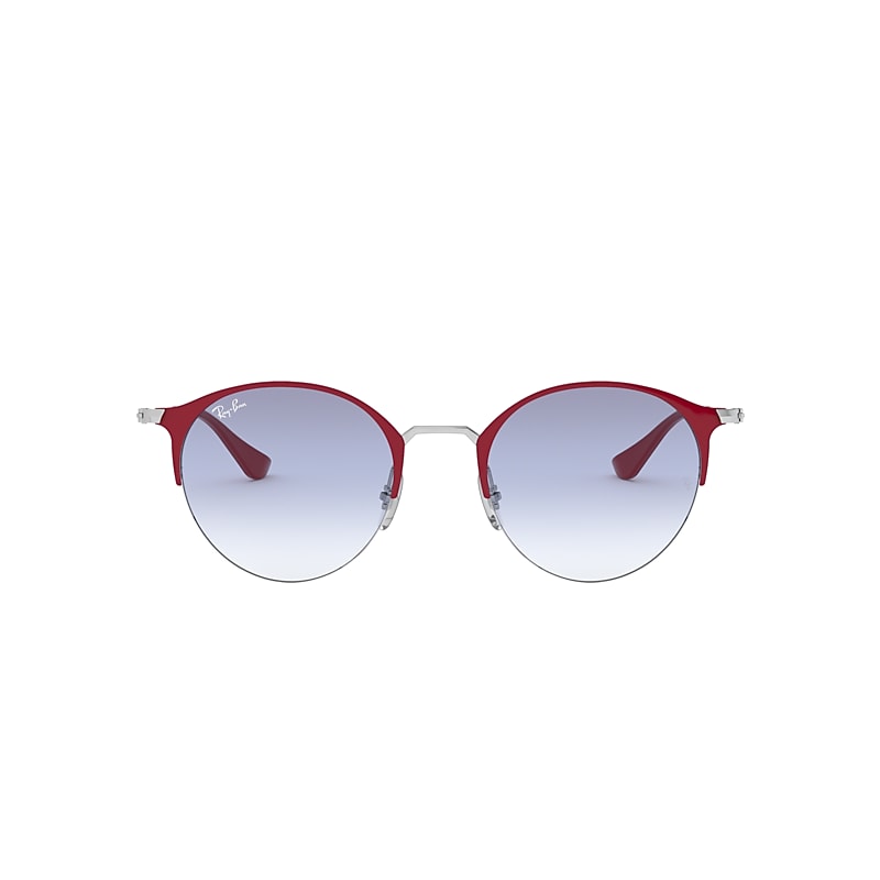 Ray-Ban Rb3578 Sunglasses Silver Frame Blue Lenses 50-22