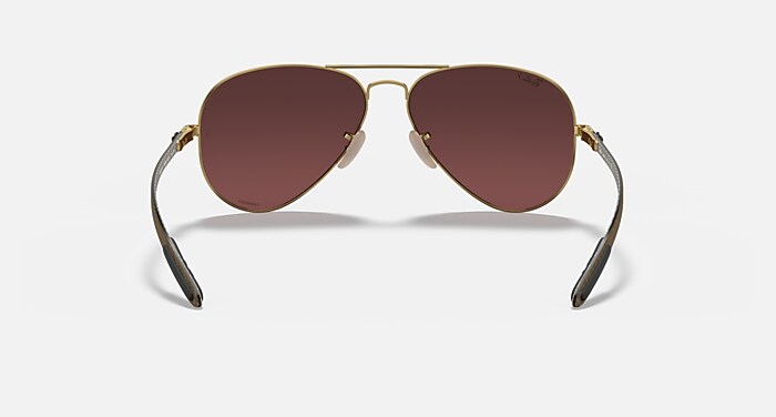 RB8317 POLARIZED+ LENSES Sunglasses in Arista Gold and Purple